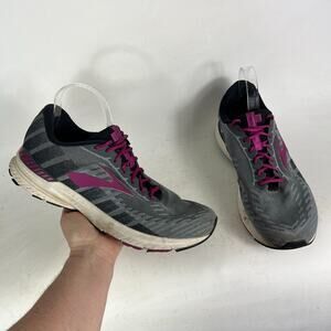 Brooks Ravenna 10 Sneaker Women's 12 Gray Low Top Running Shoes 1202861D006